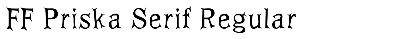 FF Priska Serif Regular image